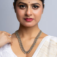 Two-Tone Reversable Traditional Silver Necklace Style 2