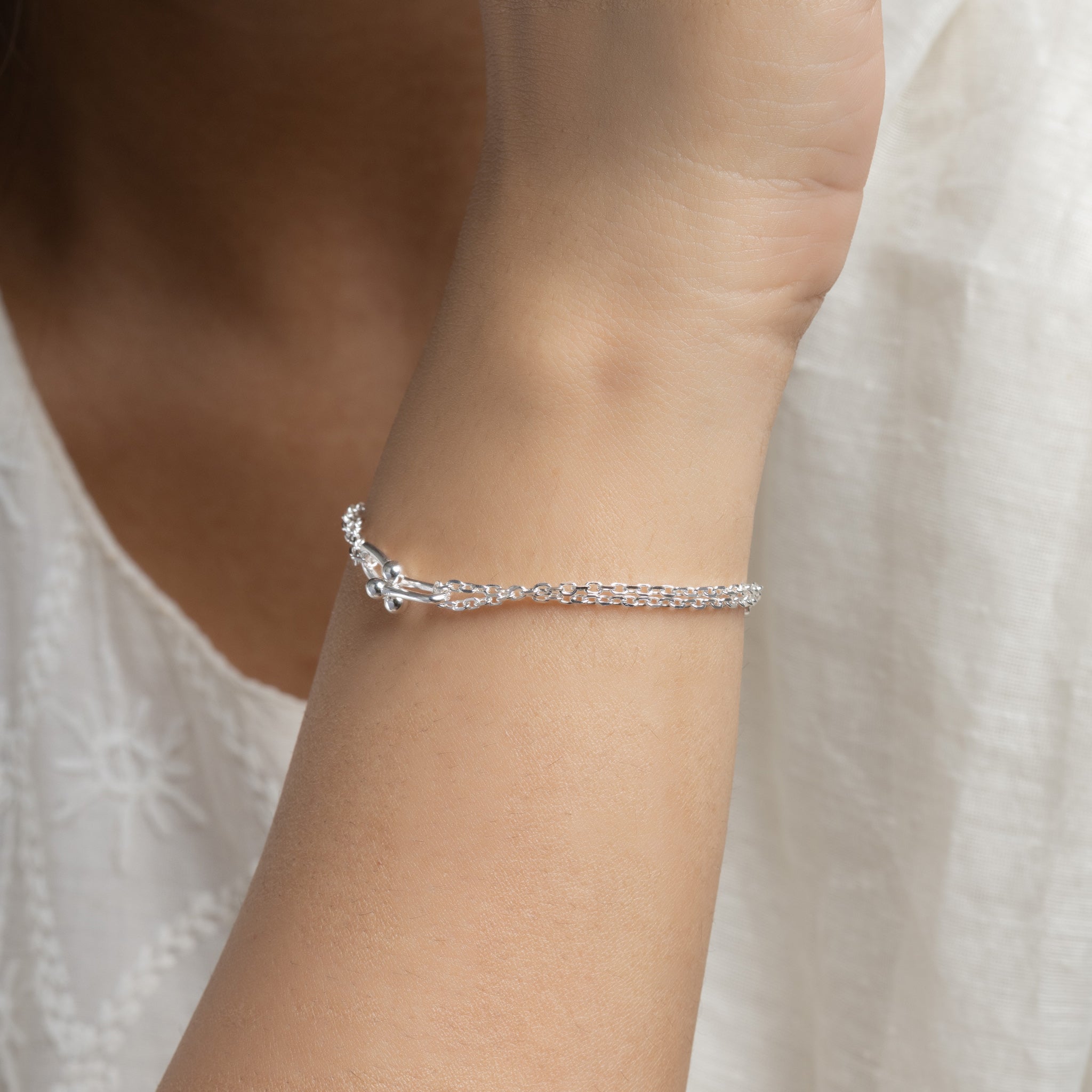 Silver Quirky Chain Bracelet – Asian Arts