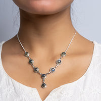 Silver Lightweight Labradorite Set
