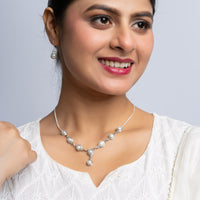 Silver Lightweight Cultured Pearl Set