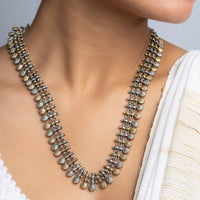 Two-Tone Reversable Traditional Silver Necklace Style 2