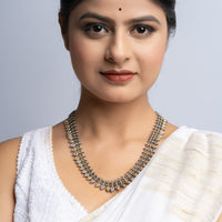 Two-Tone Reversable Traditional Silver Necklace Style 1