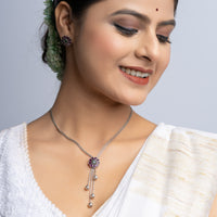 Silver Lightweight Kemp Necklace Set