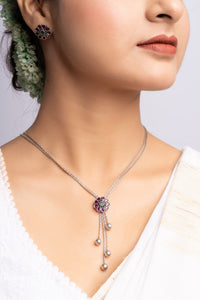 Silver Lightweight Kemp Necklace Set