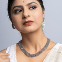Fine Silver Mercasite Necklace