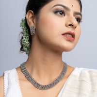 Fine Silver Mercasite Necklace