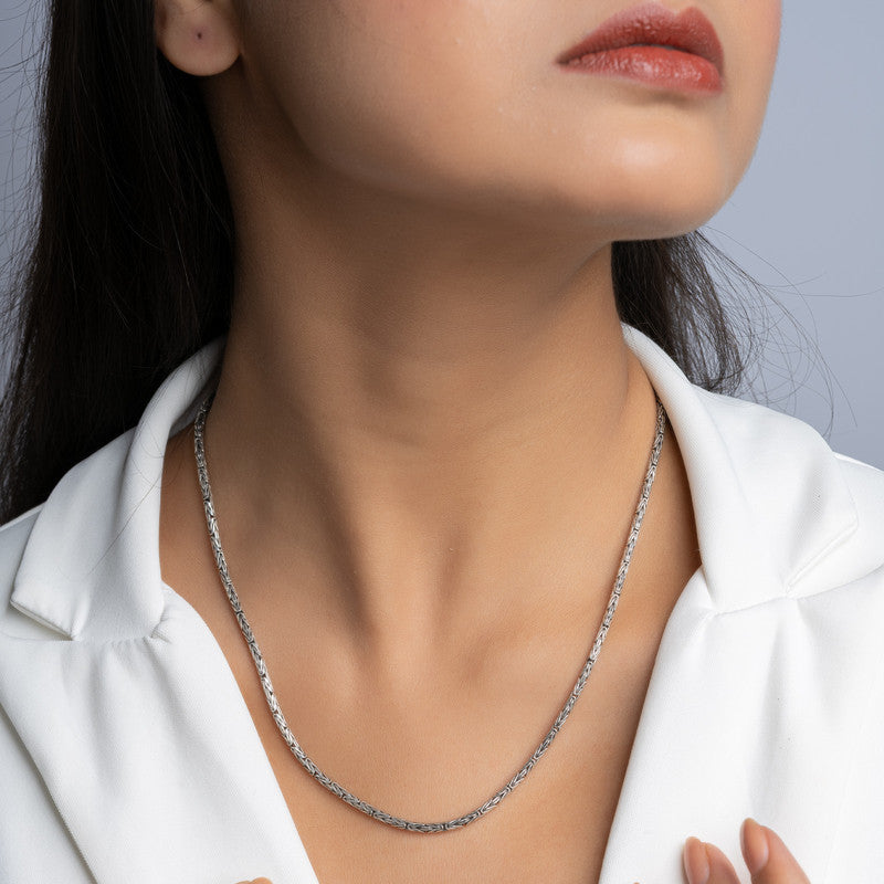 Silver Classy Unisex Chain 