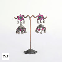 Silver Traditional Lightweight Kemp Jhumkas Ver.4