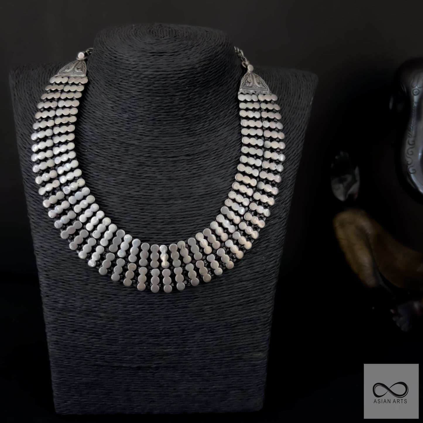 Contemporary Silver Necklace