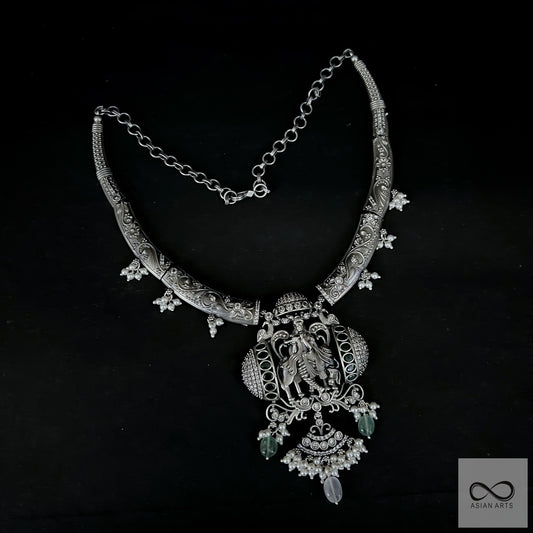 Silver South Temple Jewellery Necklace