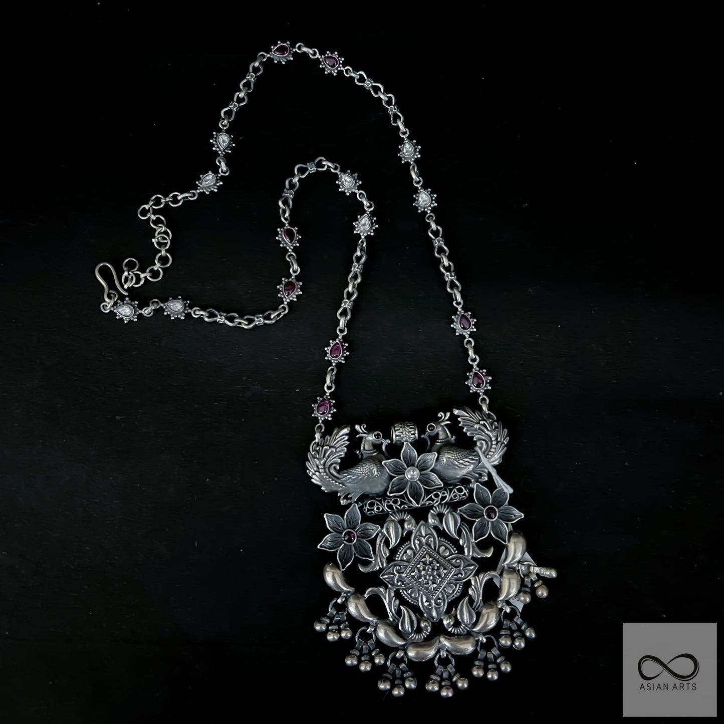 Silver Rajasthani Fusion Necklace Ver.1